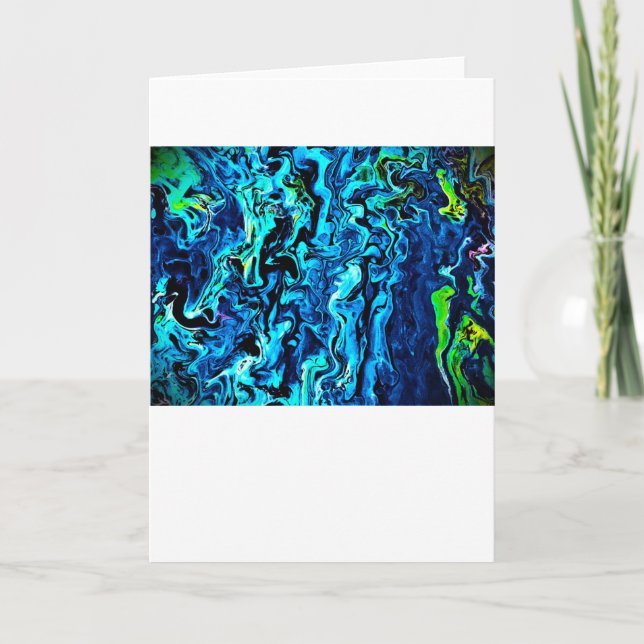 Cartão Abstrato Color Study 72, Card (Frente)