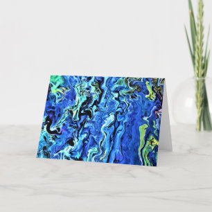 Cartão Abstrato Color Study 72, placa