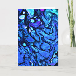 Cartão Abstrato Color Study 73, placa