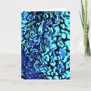 Cartão Abstrato Color Study 76, placa