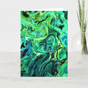 Cartão Abstrato Color Study 78, placa