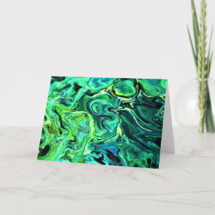 Cartão Abstrato Color Study 78, placa