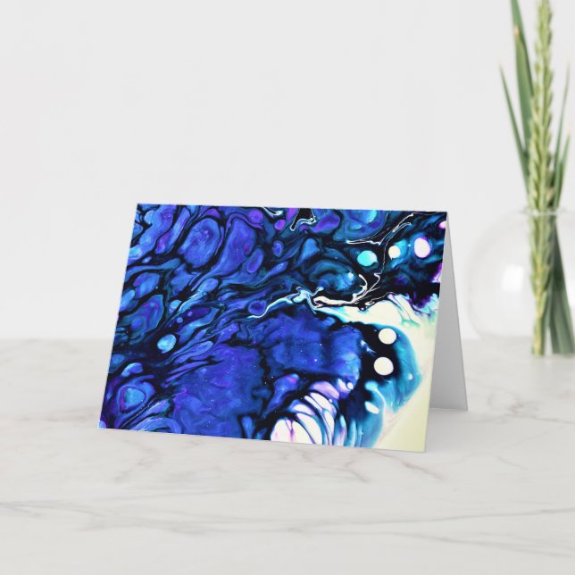 Cartão Abstrato Color Study 79, placa (Frente)