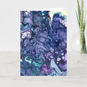 Cartão Abstrato Color Study 81, placa