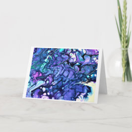 Cartão Abstrato Color Study 81, placa