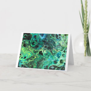 Cartão Abstrato Color Study 82, placa