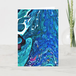 Cartão Abstrato Color Study 83, placa