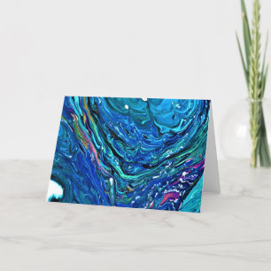 Cartão Abstrato Color Study 84, placa