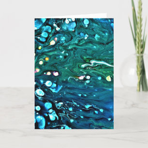 Cartão Abstrato Color Study 91, placa