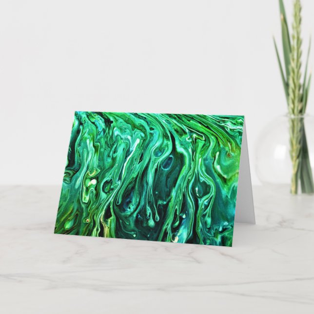 Cartão Abstrato Color Study 94, placa (Frente)