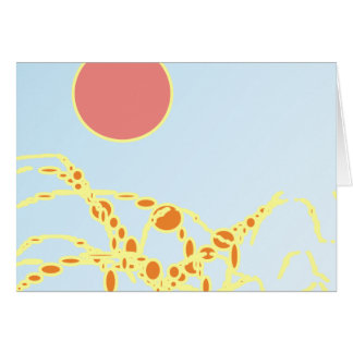 Cartão abstrato cor de rosa e laranja 1276