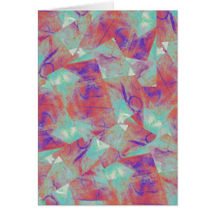 Cartão Abstrato de espiral do carnaval