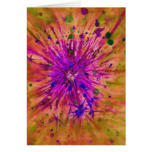 Cartão Abstrato de natalina Star