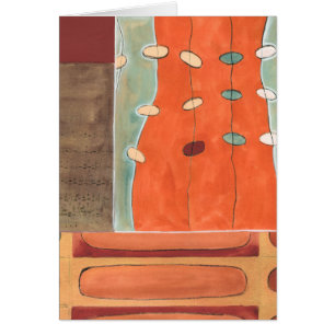 Cartão Abstrato de Ovos por Erica J Vess