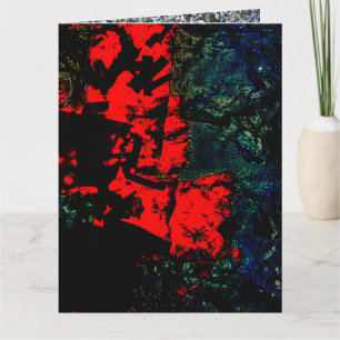 Cartão Abstrato de plástico com reciclado de placa de sau