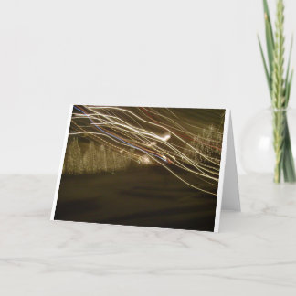 Cartão abstrato do feriado da foto das luzes do