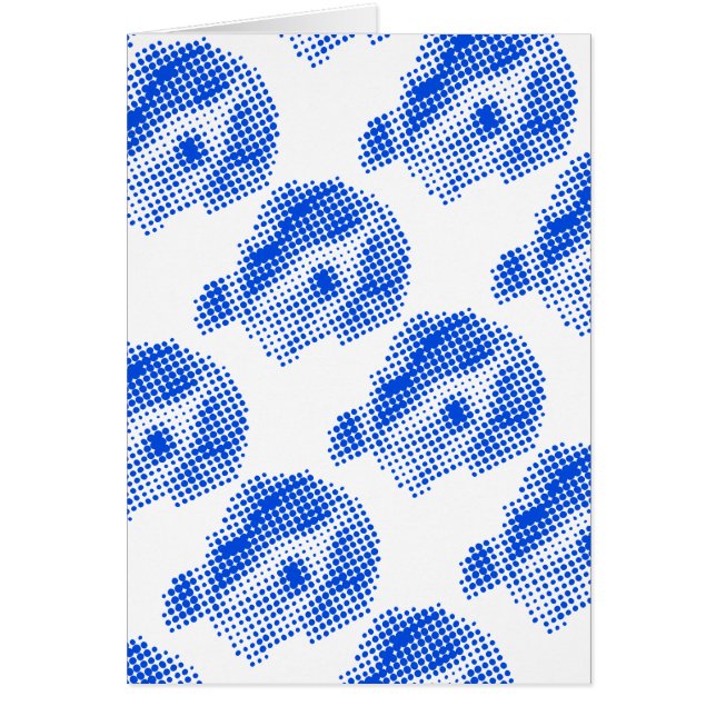 Cartão Abstrato do manto (Frente)