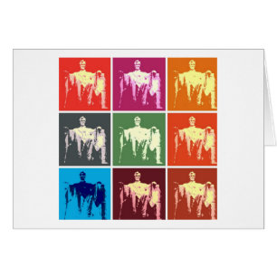 Cartão Abstrato do Memorial Lincoln