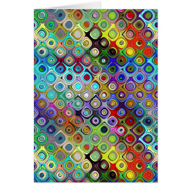 Cartão Abstrato Espectro de Formas (Frente)