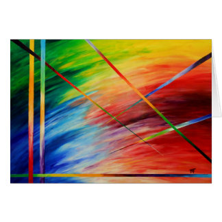 Cartão Abstrato - forças da criação