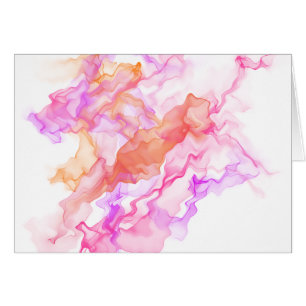 Cartão Abstrato Fractal Smoke