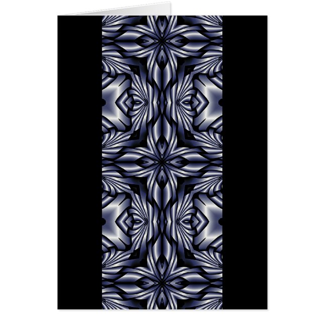 Cartão Abstrato - mini caleidoscópio 3 (Frente)