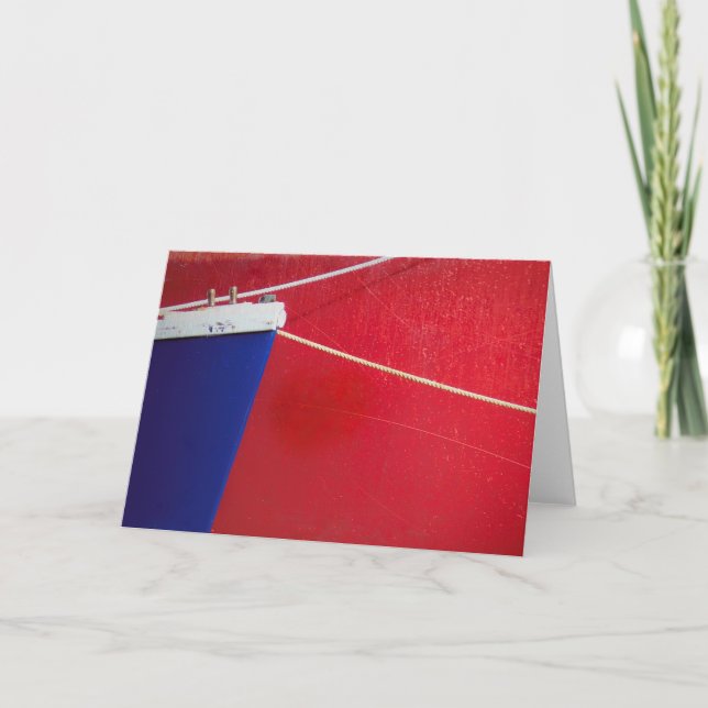 Cartão Abstrato náutico (Frente)