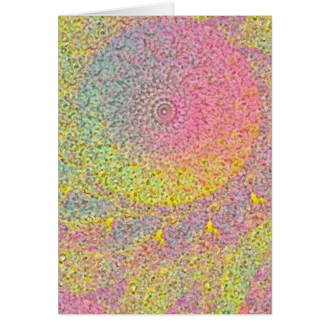 Cartão Abstrato Pastel (Frente)