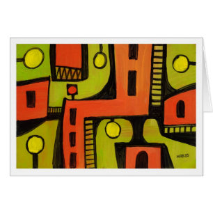 Cartão Abstrato Pintura 05
