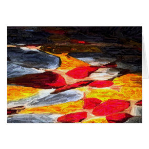 Cartão Abstrato, placa