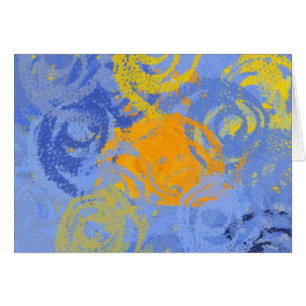 Cartão Abstrato pré-histórico