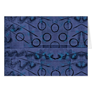 Cartão Abstrato preto roxo