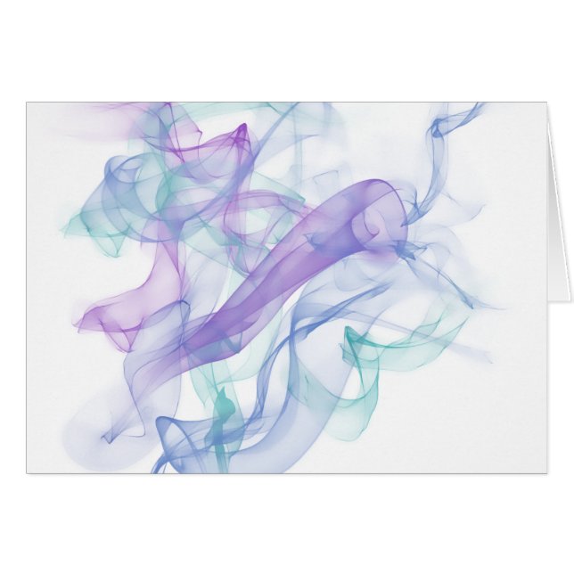 Cartão Abstrato Purple Haze (Frente Horizontal)