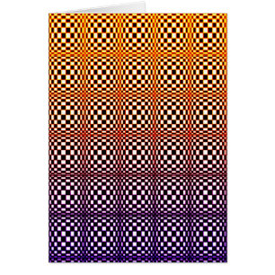 Cartão Abstrato quadrados 3 (retrato)