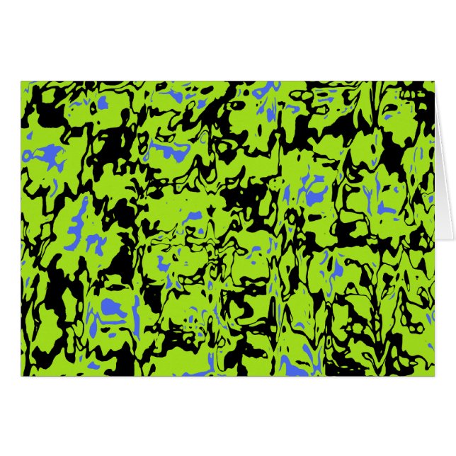 Cartão Abstrato Swirl (Frente Horizontal)