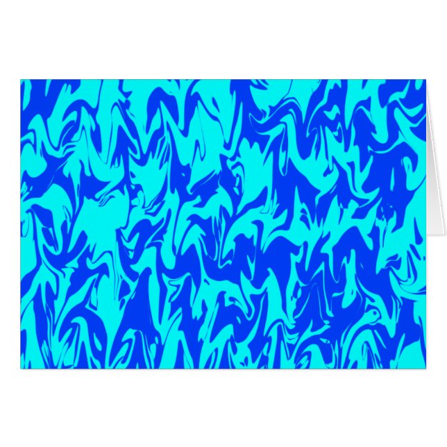 Cartão Abstrato Swirl (Frente Horizontal)