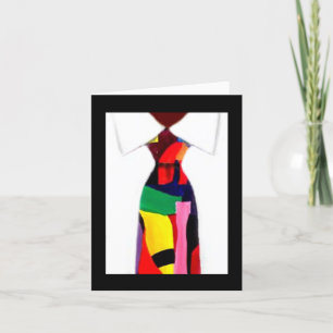 Cartão "Abstrato Tie" de Alicia L. McDaniel