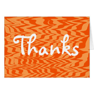 Cartão Abstrato ZigZag Swirl