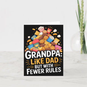 Cartão Abuelo Divertido Menos Reglas