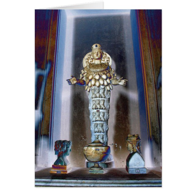 Cartão Abundância: Deusa Diana de Ephesus (Frente)