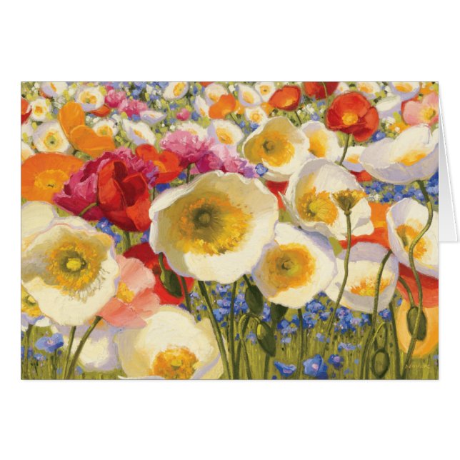 Cartão Abundância ensolarada (Frente Horizontal)