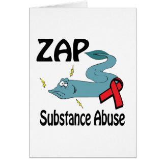 Cartão Abuso de substâncias ZAP