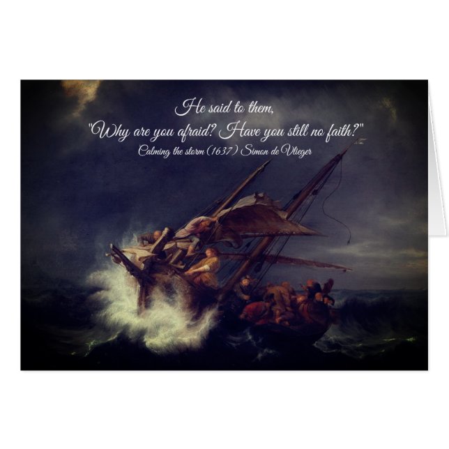 Cartão Acalmar o Mar (Frente Horizontal)