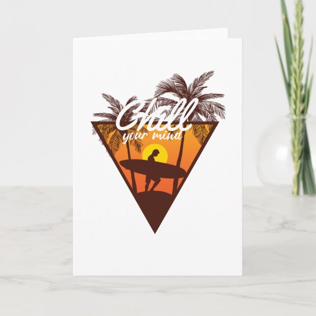 Cartão Acalme sua mente (Frente)