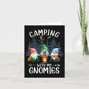 Cartão Acampamento Com Os Meus Gnomos Homens Do Campo Gno