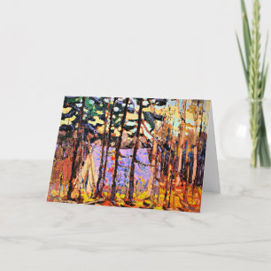 Cartão Acampamento de Artista, Lago Canoe