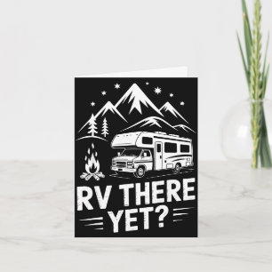 Cartão Acampamento de Rv trailer rv ainda não viagem de c