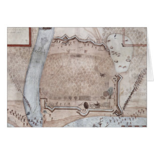 Cartão Acampamento fortificado, Puerto Rico