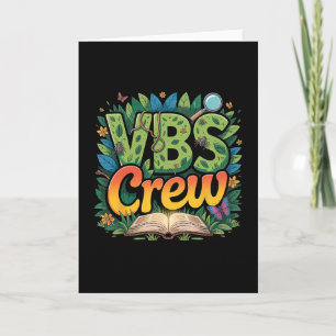 Cartão Acampamento Vbs Crew Jovens 2025 Insetos Aumentado