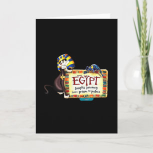 Cartão Acampamento Vbs Egito 2025 Jornada de José Vbs Deu